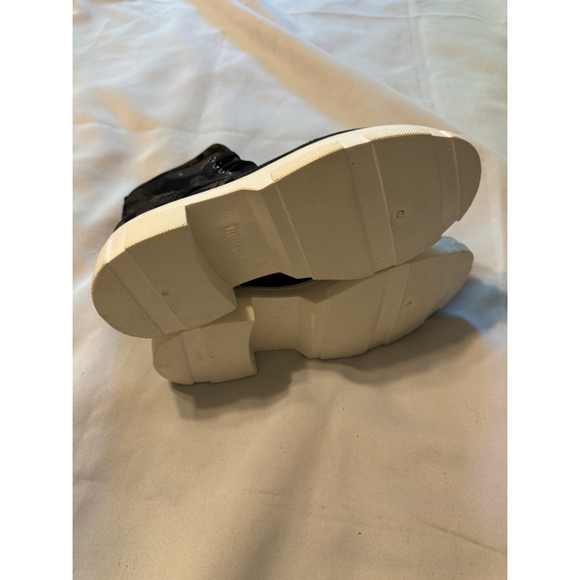 Revolve Combat Boots Rouge Helium Chunky Platform Camo Lace Up Size 8 - Picture 3 of 7